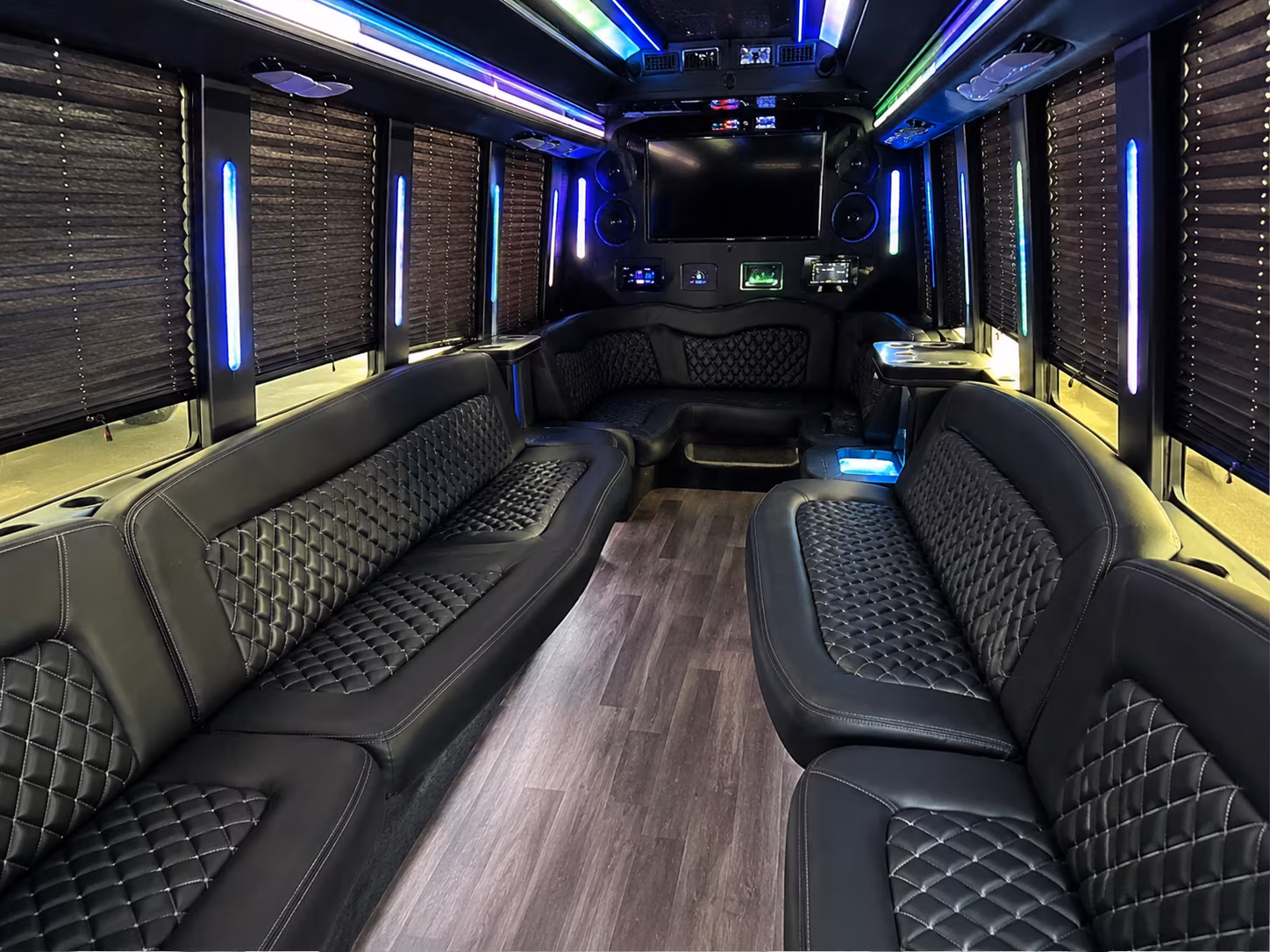Fresno Bachelor & Bachelorette Transportation party bus exterior