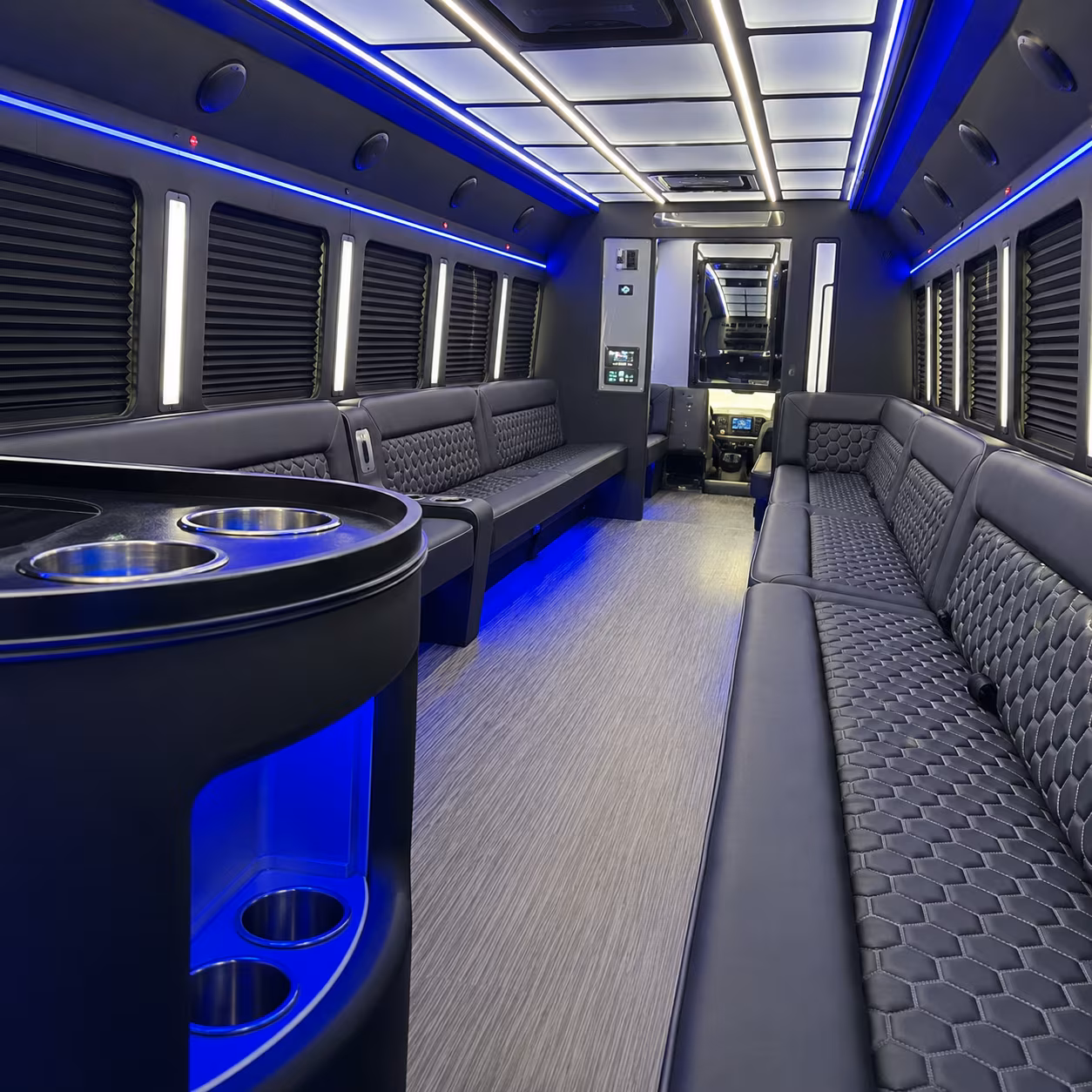 Fresno Concert & Music Festival Transportation party bus exterior