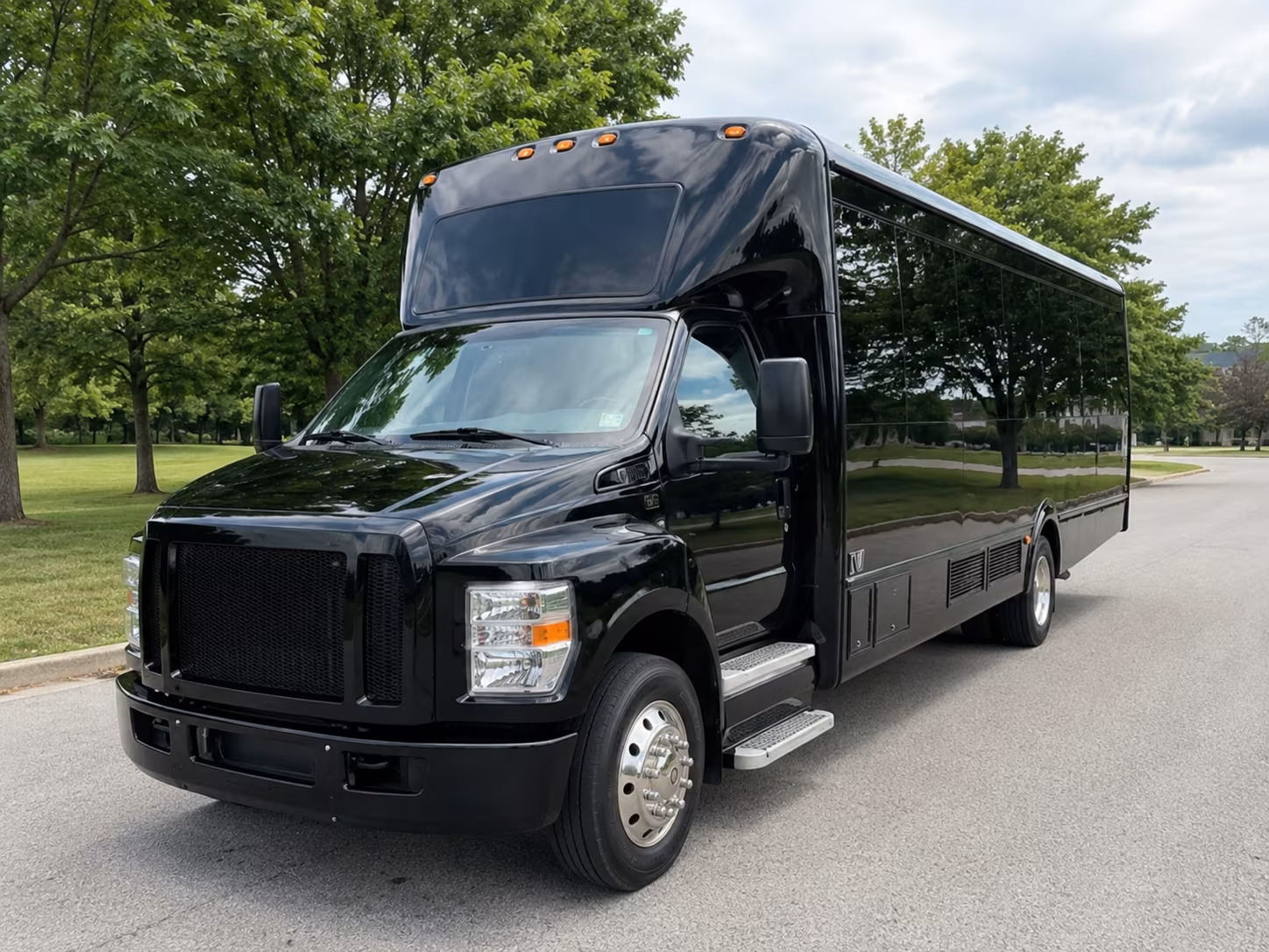 Fresno Concert & Music Festival Transportation party bus exterior