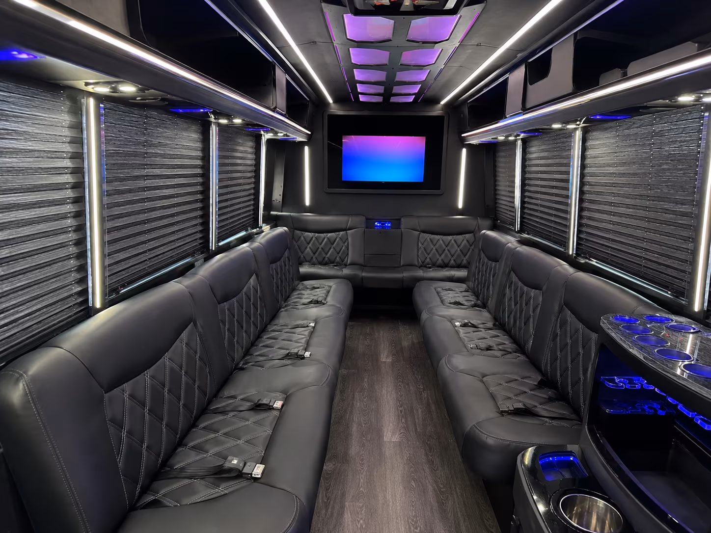 Fresno Concert & Music Festival Transportation party bus exterior
