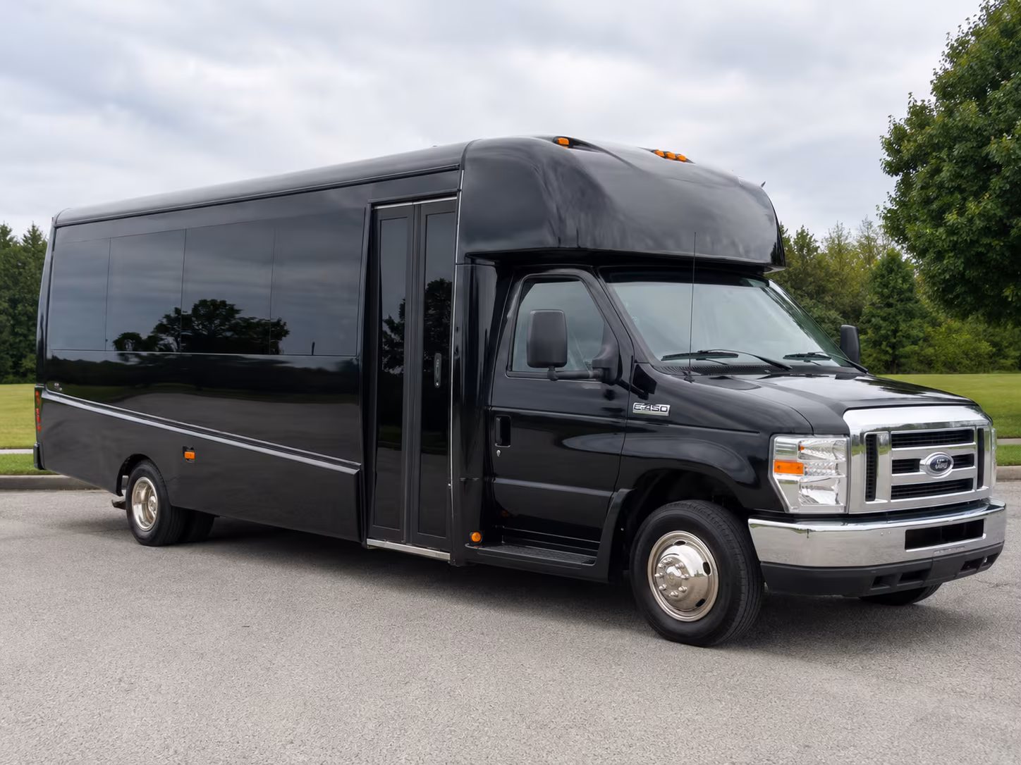 Fresno Corporate Transportation party bus exterior