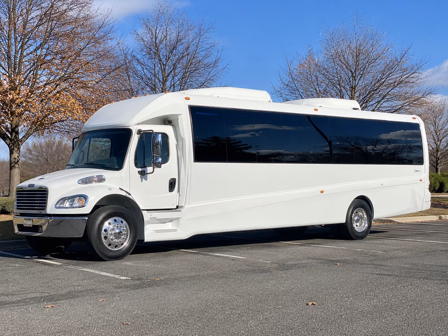 Fresno Private Event Transportation party bus interior