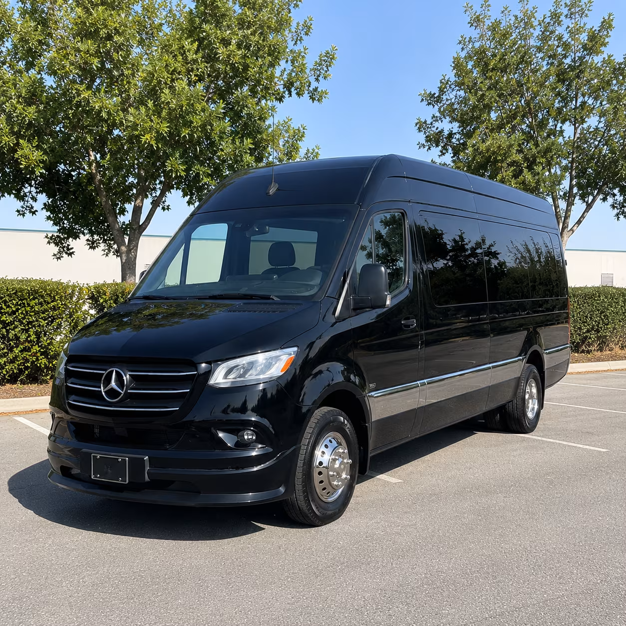 Fresno School Event Transportation party bus exterior