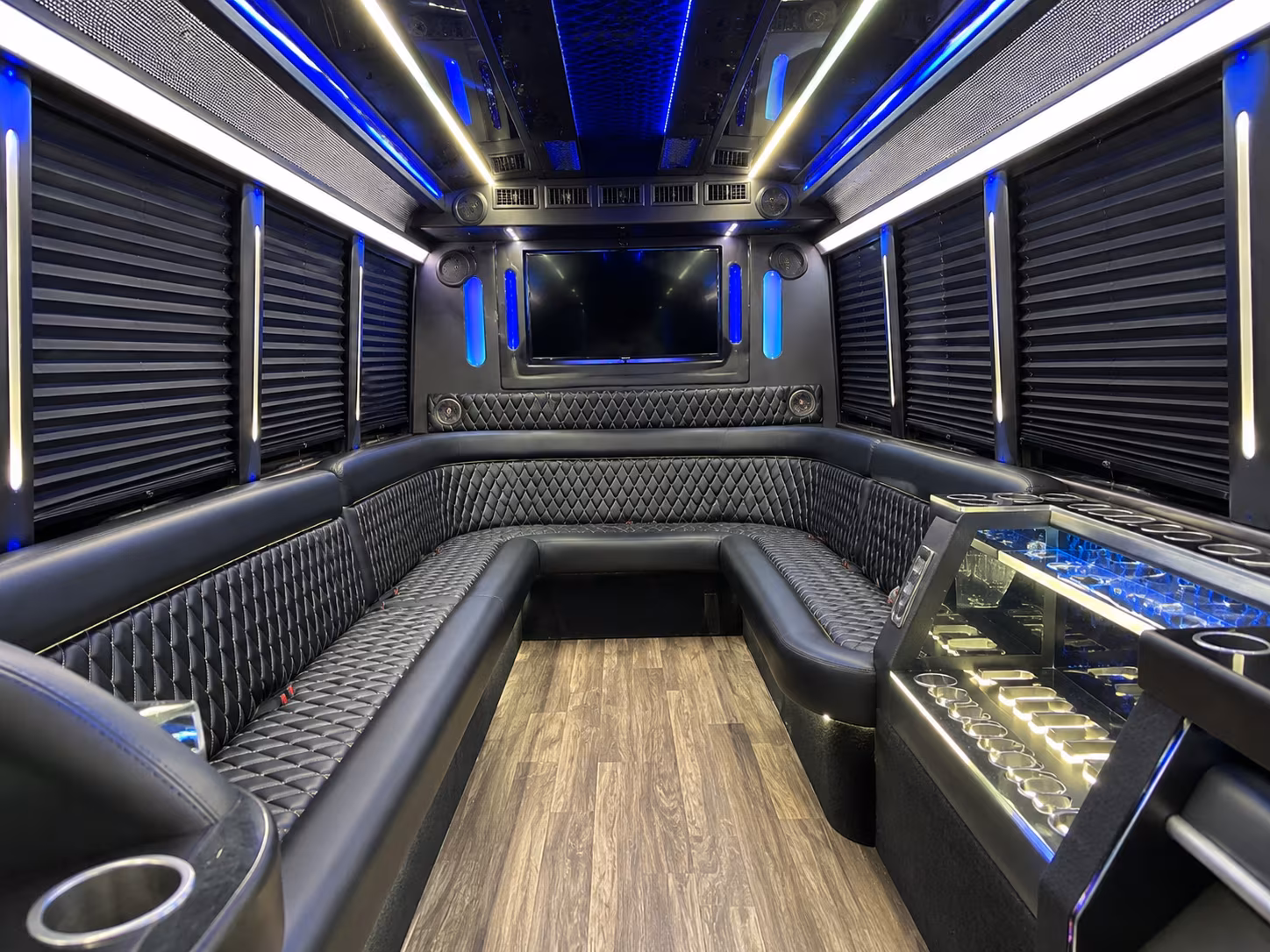 Fresno Winery Tour & Pub Crawl Transportation onboard seating